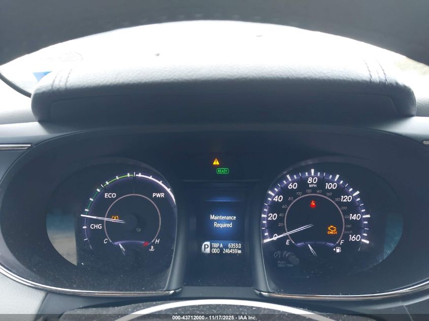 2015 Toyota Avalon Hybrid Xle Touring VIN: 4T1BD1EB6FU035832 Lot: 43712000