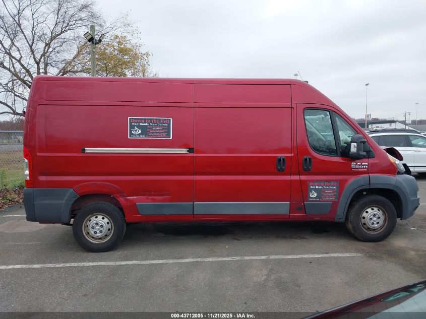 2017 Ram Promaster 2500 High Roof 159 Wb VIN: 3C6TRVDGXHE548654 Lot: 43712005