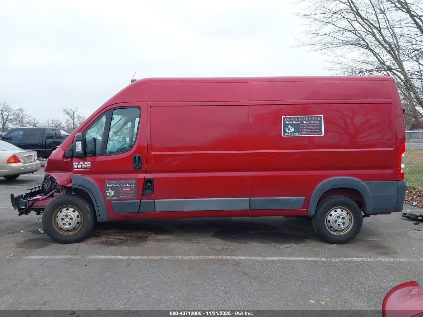 2017 Ram Promaster 2500 High Roof 159 Wb VIN: 3C6TRVDGXHE548654 Lot: 43712005