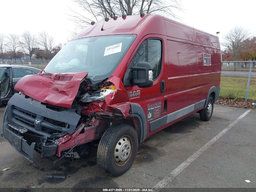2017 Ram Promaster 2500 High Roof 159 Wb VIN: 3C6TRVDGXHE548654 Lot: 43712005
