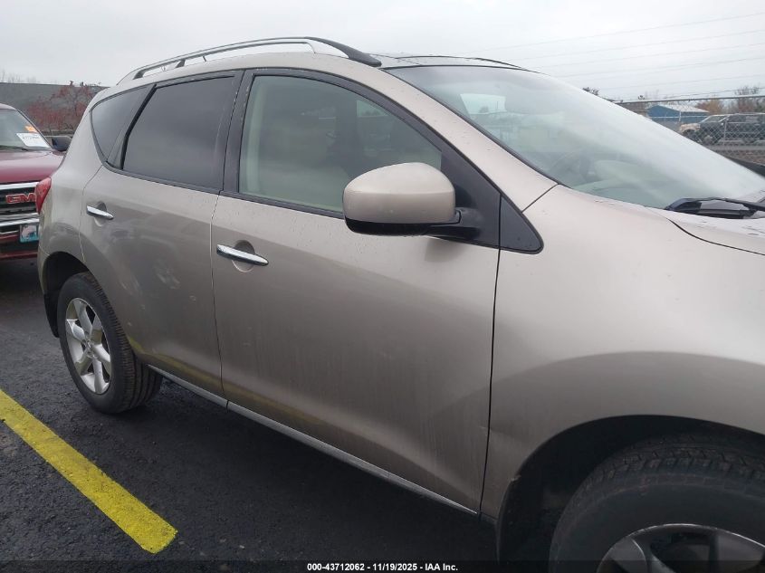 2009 Nissan Murano Sl VIN: JN8AZ18W49W209829 Lot: 43712062