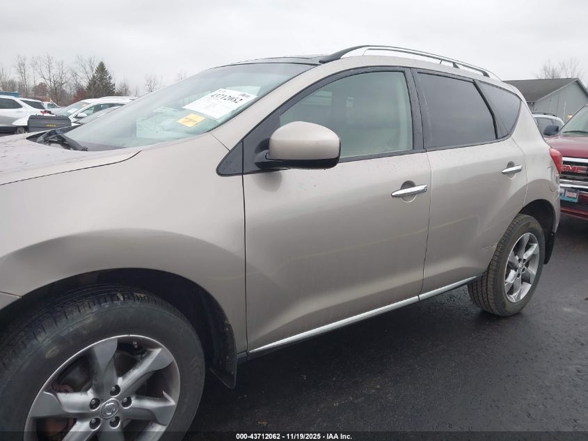 2009 Nissan Murano Sl VIN: JN8AZ18W49W209829 Lot: 43712062
