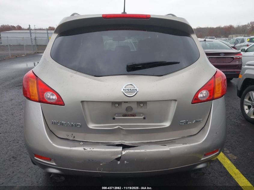 2009 Nissan Murano Sl VIN: JN8AZ18W49W209829 Lot: 43712062