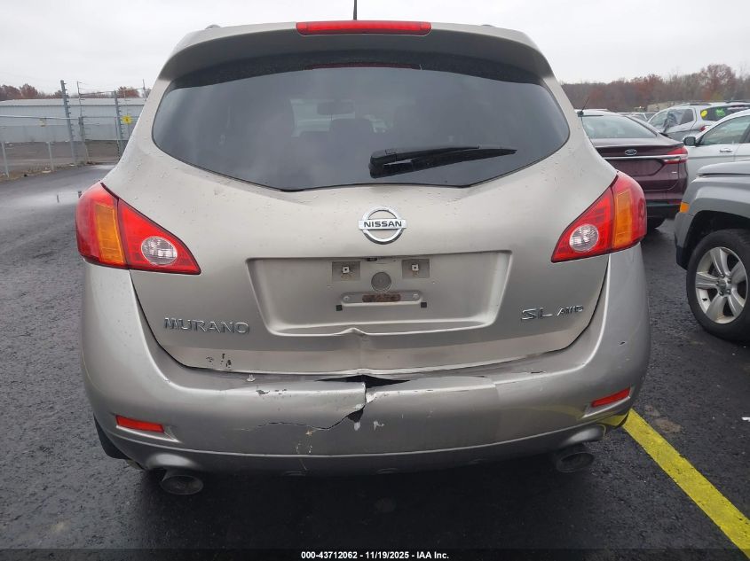 2009 Nissan Murano Sl VIN: JN8AZ18W49W209829 Lot: 43712062