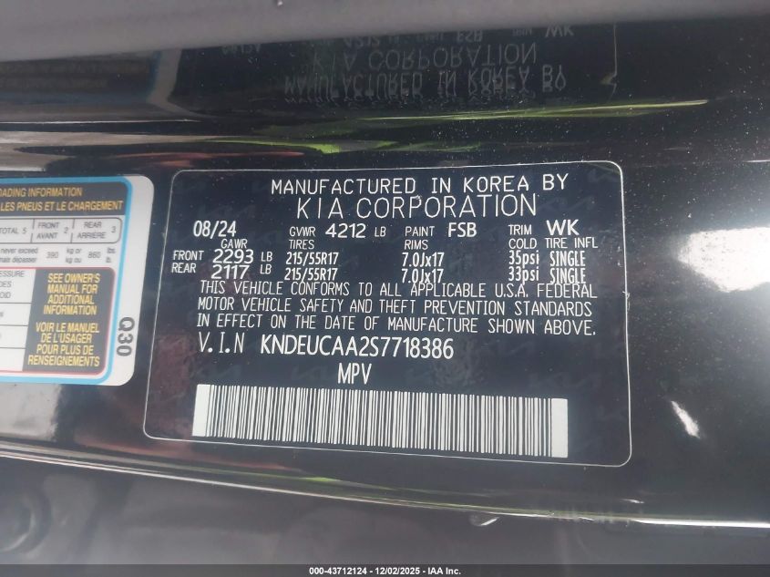 2011 Mitsubishi Outlander Sport Se VIN: JA4AR4AU3BZ009996 Lot: 43712124