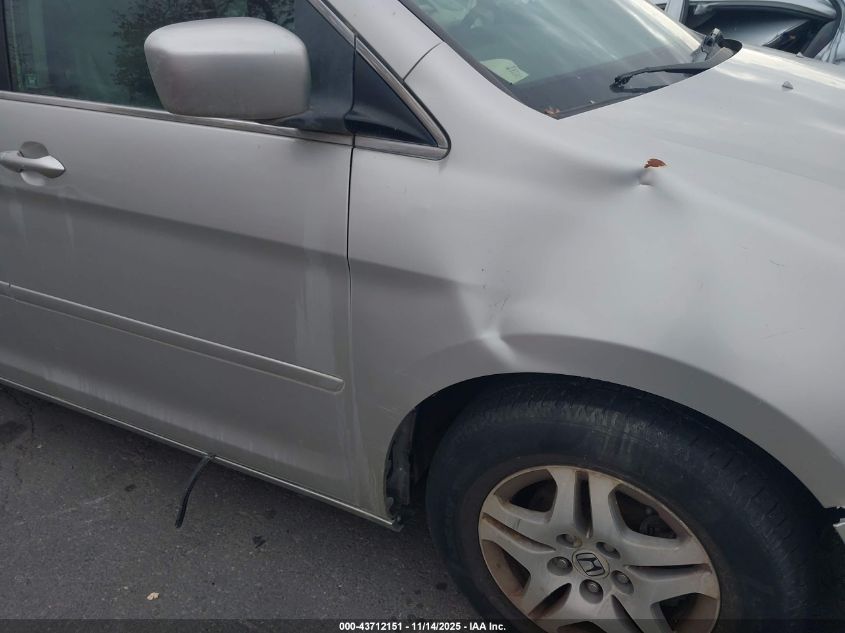 2005 Honda Odyssey Ex-L VIN: 5FNRL38605B055243 Lot: 43712151