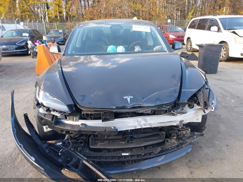 2025 Tesla Model 3 Long Range All-Wheel Drive VIN: 5YJ3E1EB7SF913972 Lot: 43712200