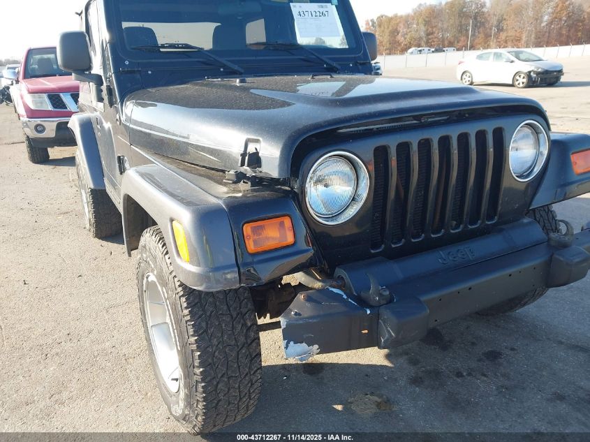 2004 Jeep Wrangler X VIN: 1J4FA39S84P793505 Lot: 43712267