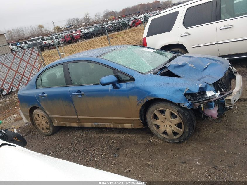 2007 Honda Civic Lx VIN: 1HGFA16567L001437 Lot: 43712307