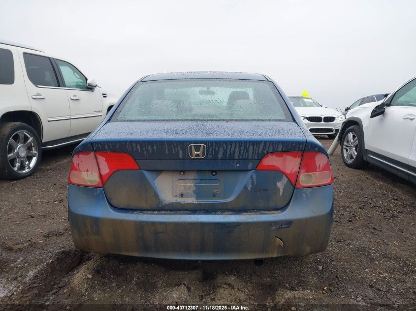 2007 Honda Civic Lx VIN: 1HGFA16567L001437 Lot: 43712307