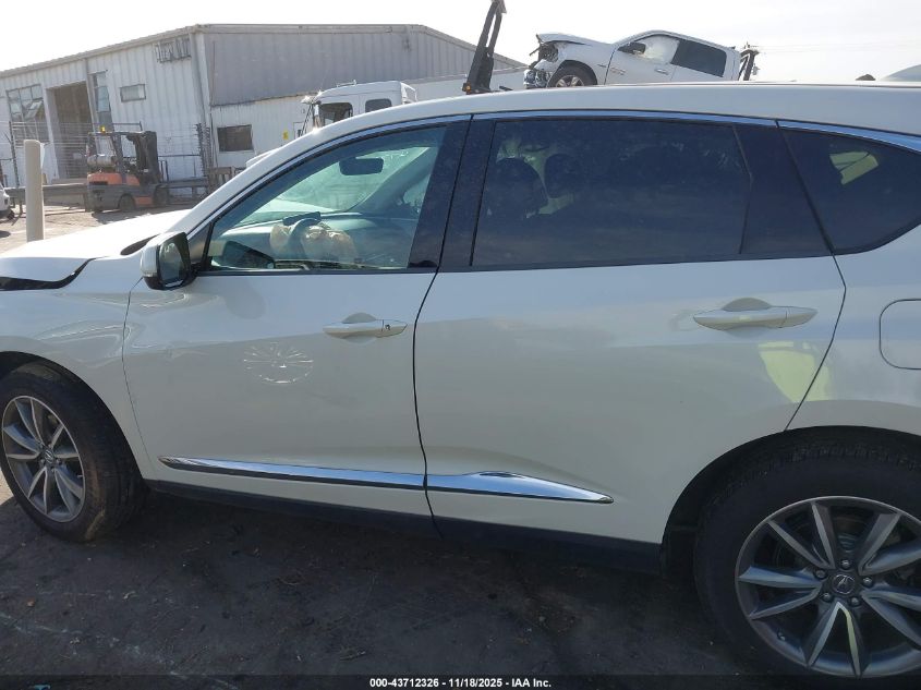 2019 Acura Rdx Technology Package VIN: 5J8TC2H5XKL006245 Lot: 43712326