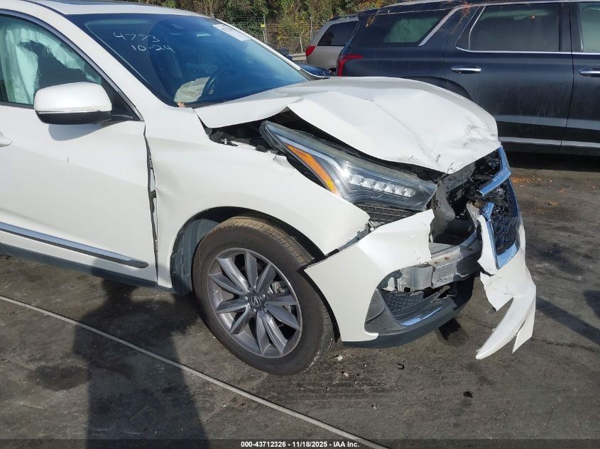 2019 Acura Rdx Technology Package VIN: 5J8TC2H5XKL006245 Lot: 43712326