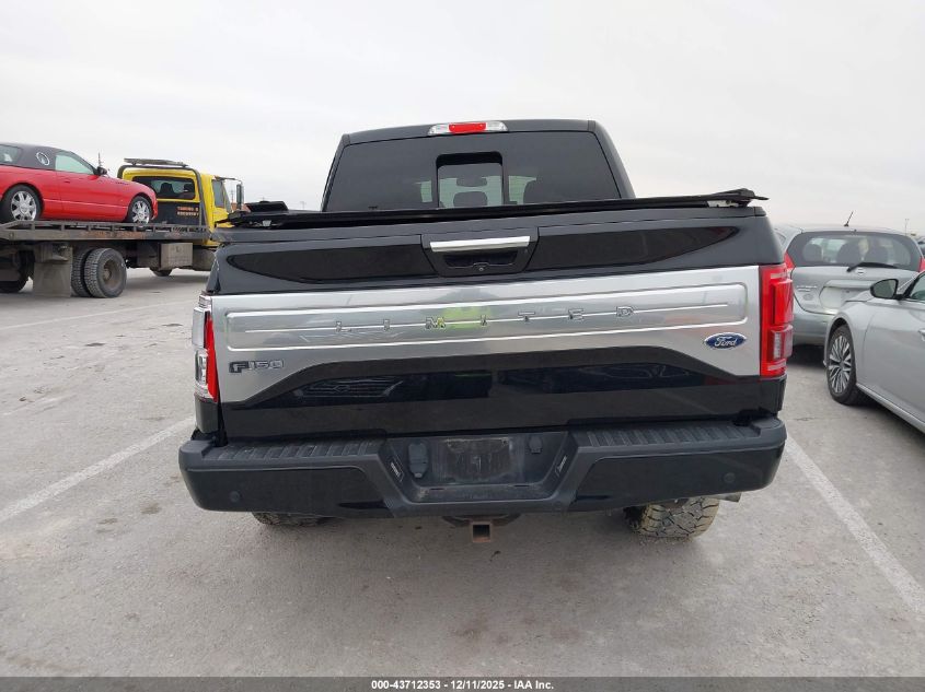 2017 Ford F-150 Limited VIN: 1FTEW1EG4HFC02980 Lot: 43712353