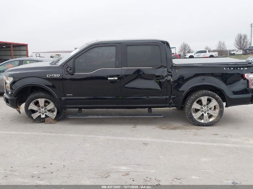 2017 Ford F-150 Limited VIN: 1FTEW1EG4HFC02980 Lot: 43712353
