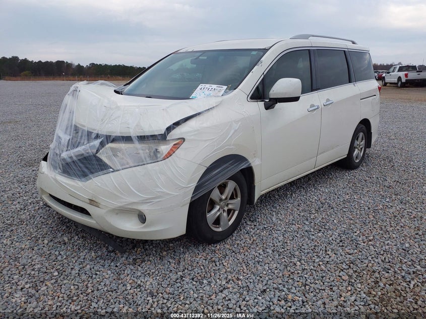 Vin: jn8ae2kp0f9132454, lot: 44207740, nissan quest sv 20152