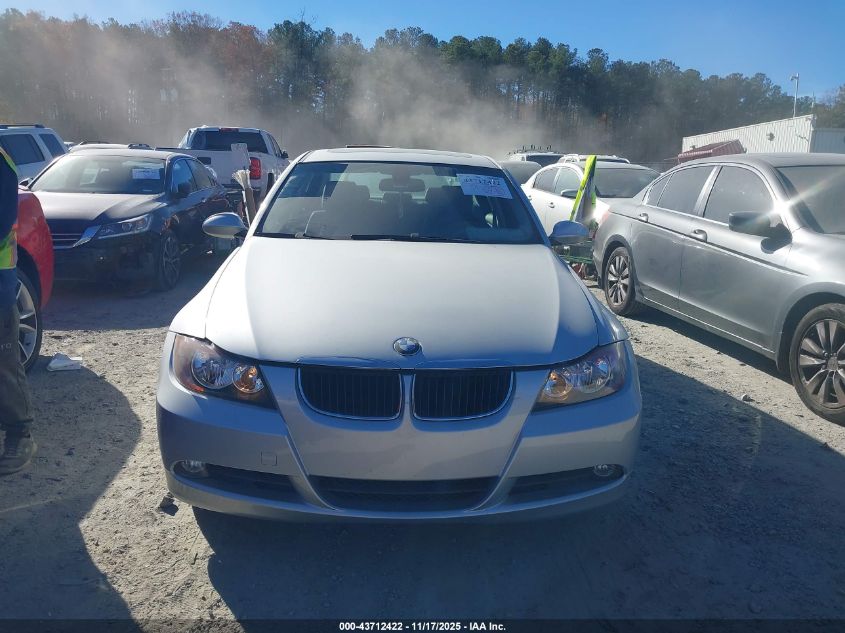 2007 BMW 328I VIN: WBAVA375X7NE28872 Lot: 43712422