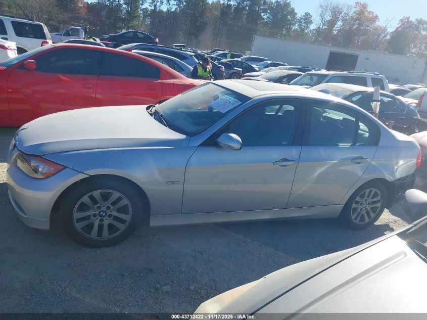 2007 BMW 328I VIN: WBAVA375X7NE28872 Lot: 43712422