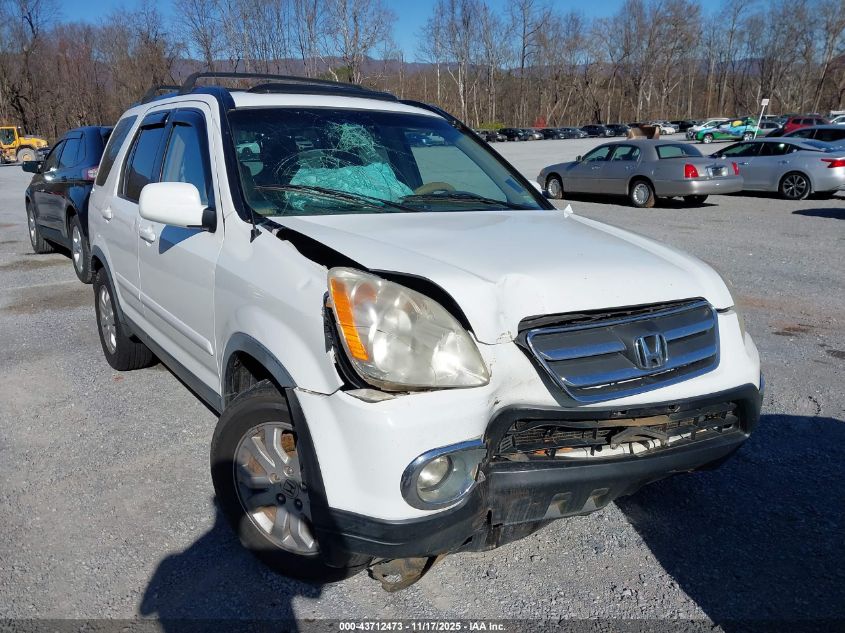 2005 Honda Cr-V Se VIN: JHLRD789X5C039341 Lot: 43712473