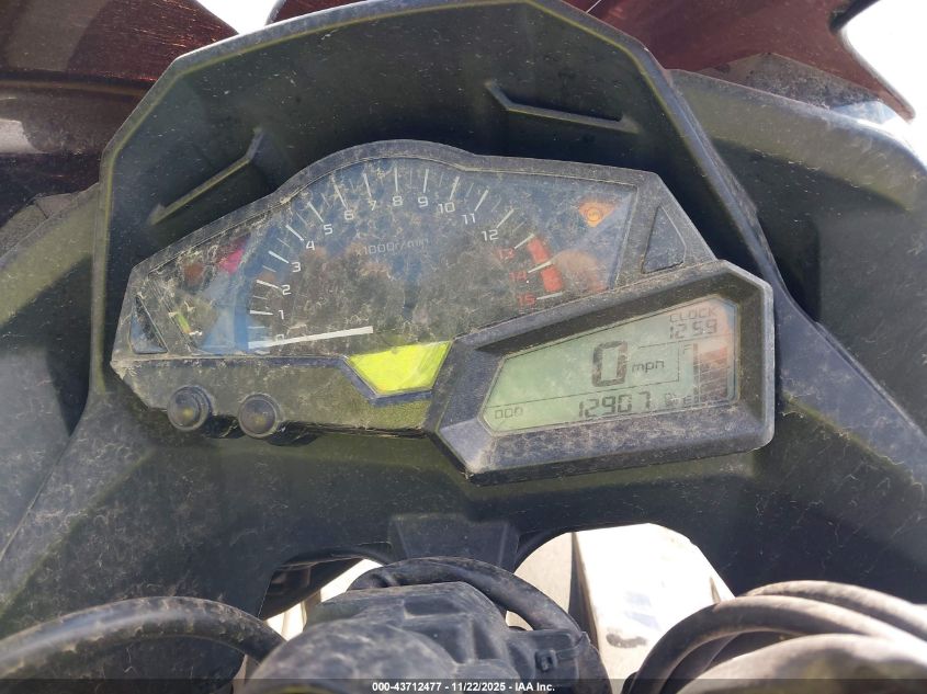 2014 Kawasaki Ex300 B VIN: JKAEX8B1XEA001951 Lot: 43712477