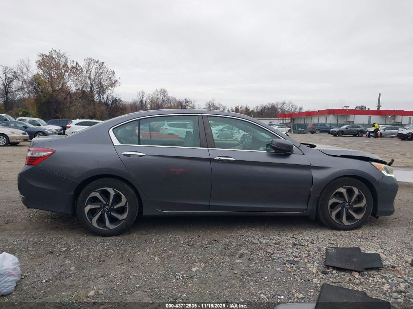 2016 Honda Accord Ex VIN: 1HGCR2F74GA240497 Lot: 43712535