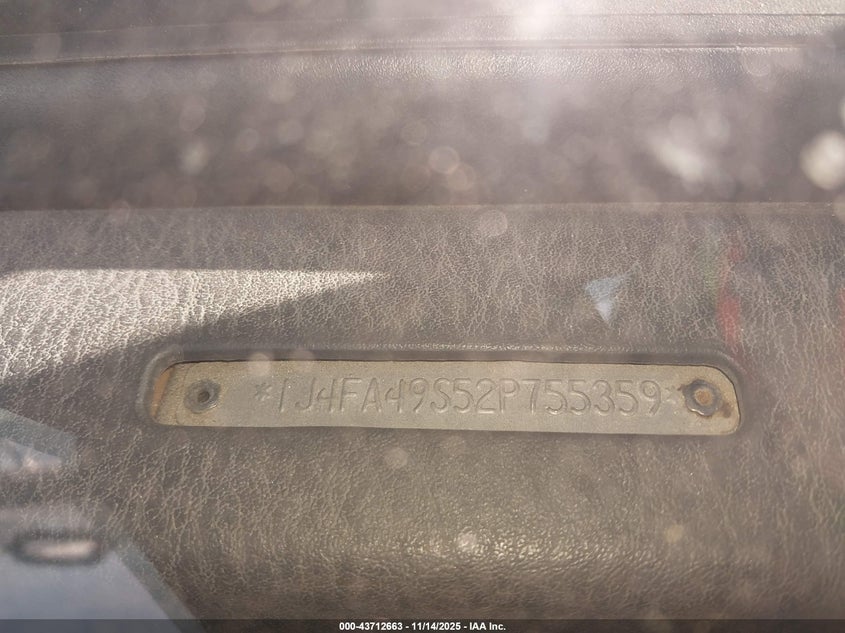 2002 Jeep Wrangler Sport VIN: 1J4FA49S52P755359 Lot: 43712663