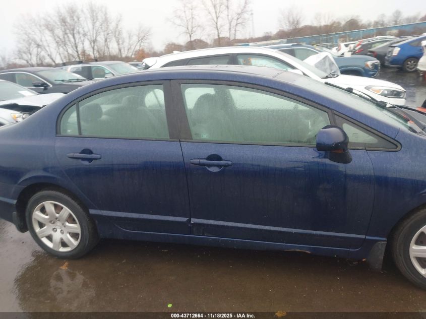 2008 Honda Civic Lx VIN: 1HGFA16578L109955 Lot: 43712664