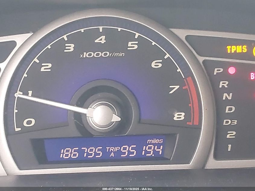 2008 Honda Civic Lx VIN: 1HGFA16578L109955 Lot: 43712664