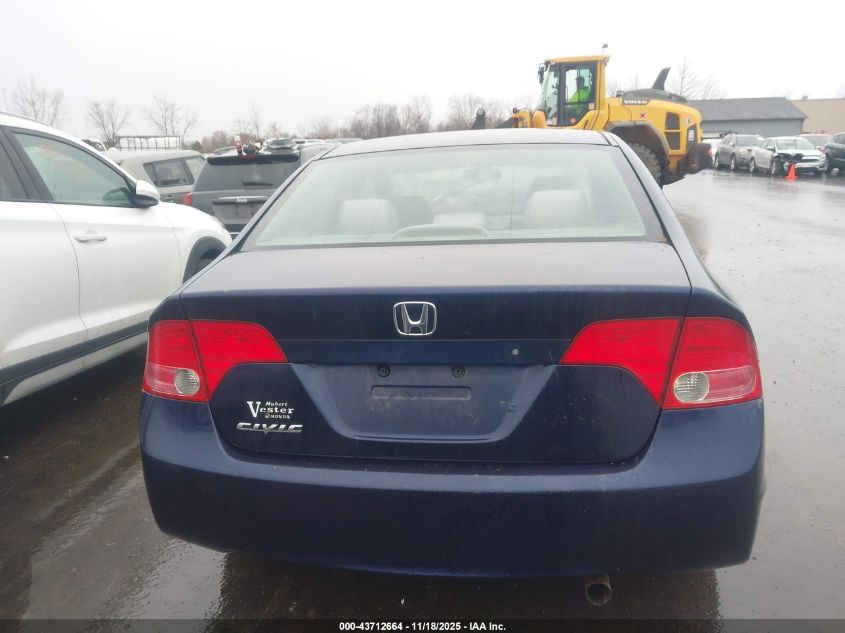 2008 Honda Civic Lx VIN: 1HGFA16578L109955 Lot: 43712664
