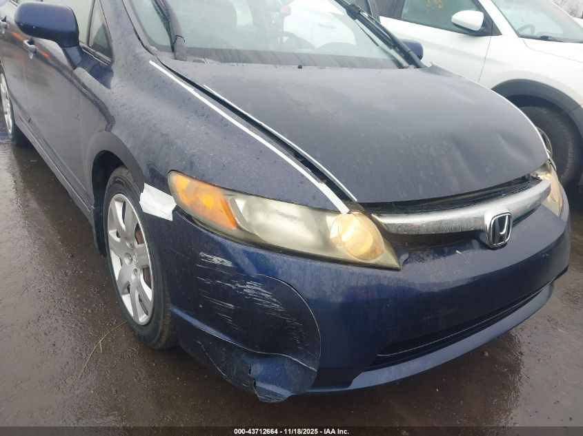 2008 Honda Civic Lx VIN: 1HGFA16578L109955 Lot: 43712664