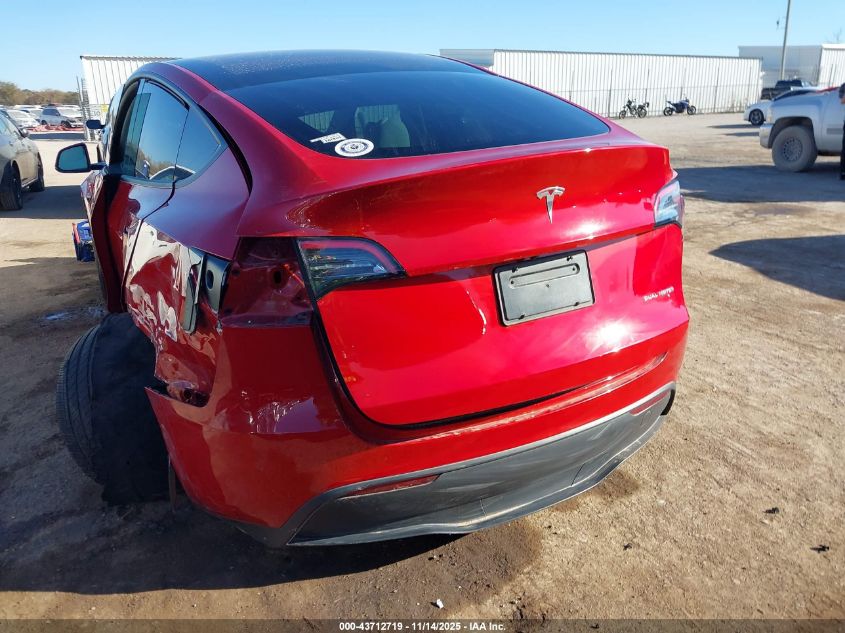2023 Tesla Model Y Awd/Long Range Dual Motor All-Wheel Drive VIN: 7SAYGDEE6PA090938 Lot: 43712719