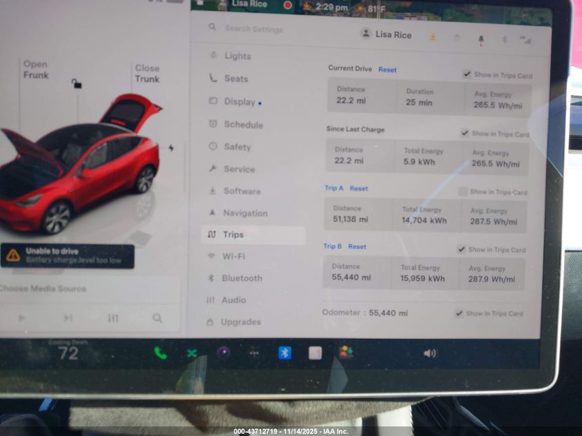 2023 Tesla Model Y Awd/Long Range Dual Motor All-Wheel Drive VIN: 7SAYGDEE6PA090938 Lot: 43712719