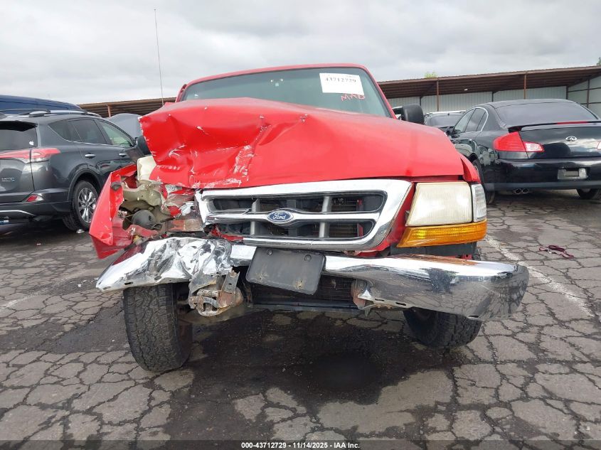 1999 Ford Ranger Xl/Xlt VIN: 1FTYR14C7XPA52228 Lot: 43712729