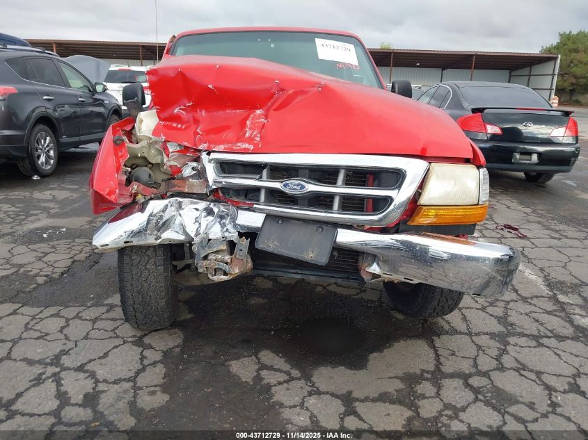 1999 Ford Ranger Xl/Xlt VIN: 1FTYR14C7XPA52228 Lot: 43712729