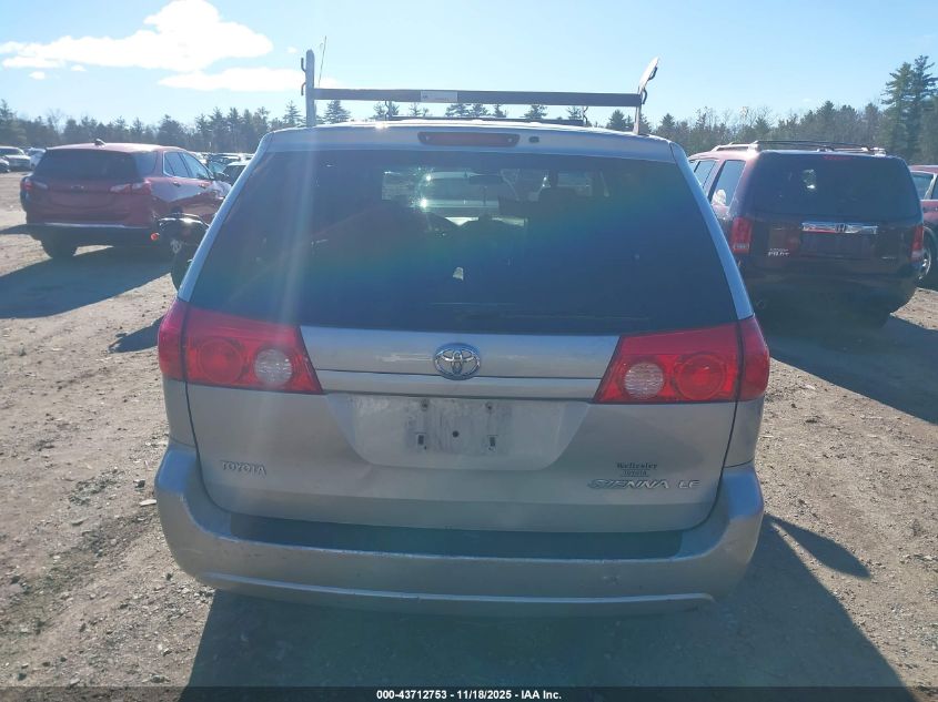 2008 Toyota Sienna Le VIN: 5TDZK23C68S130148 Lot: 43712753