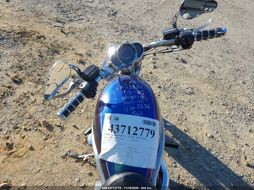 2009 Harley-Davidson Vrscaw VIN: 1HD1HFH119K807236 Lot: 43712779