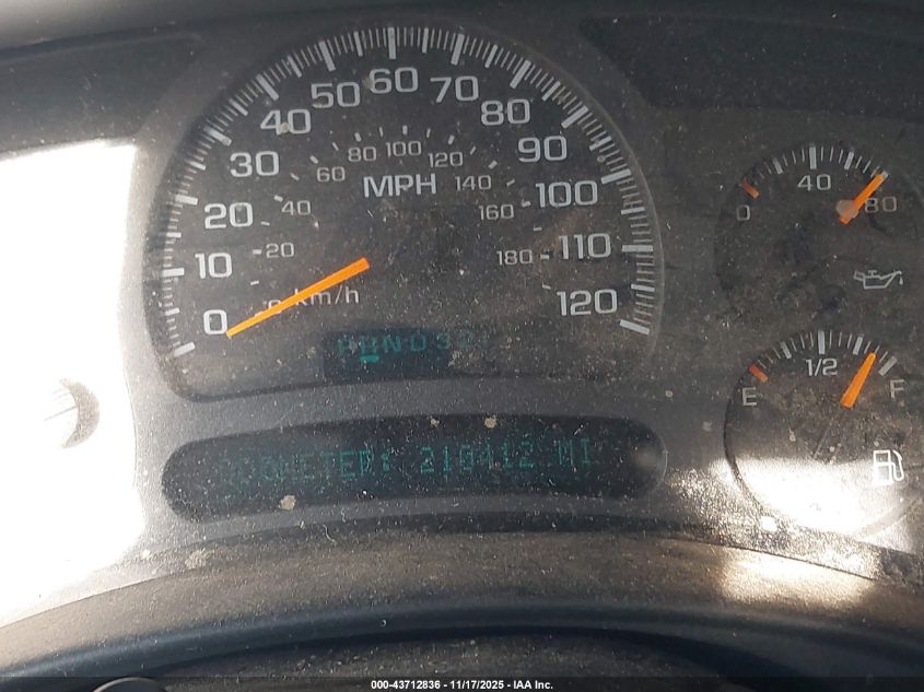 2003 Chevrolet Silverado 1500 Lt VIN: 1GCEK19TX3E212978 Lot: 43712836