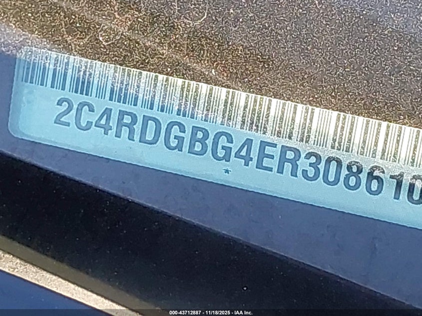 2C4RDGBG4ER308610 2014 DODGE CARAVAN photo no. 12