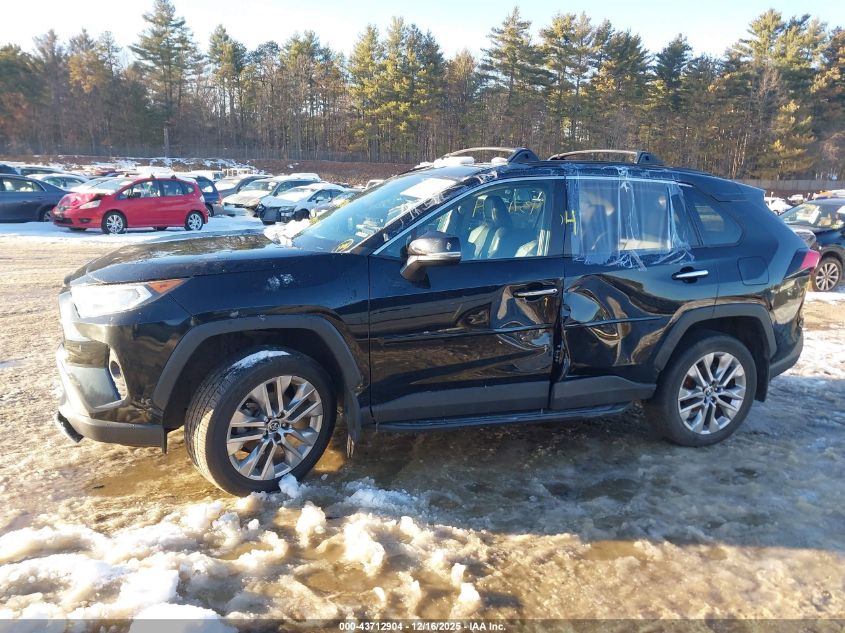 2020 Toyota Rav4 Limited VIN: 2T3N1RFV2LC124654 Lot: 43712904