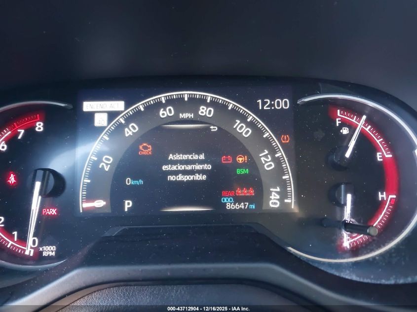 2020 Toyota Rav4 Limited VIN: 2T3N1RFV2LC124654 Lot: 43712904