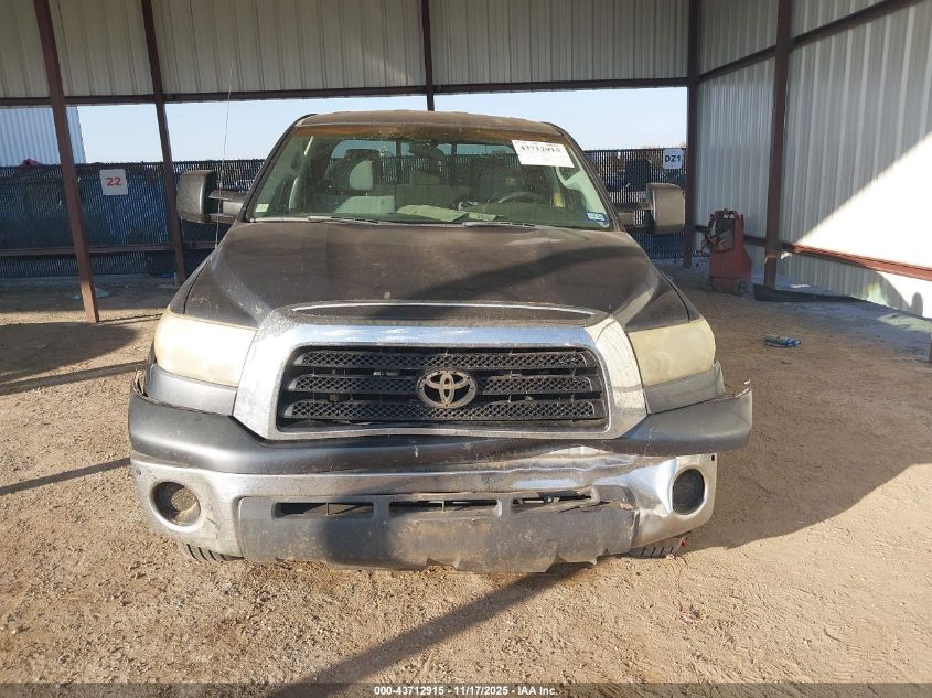 2007 Toyota Tundra Sr5 5.7L V8 VIN: 5TFSV54177X001657 Lot: 43712915