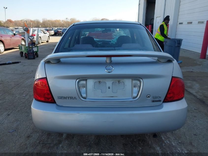 2005 Nissan Sentra 1.8S VIN: 3N1CB51D15L500204 Lot: 43712989