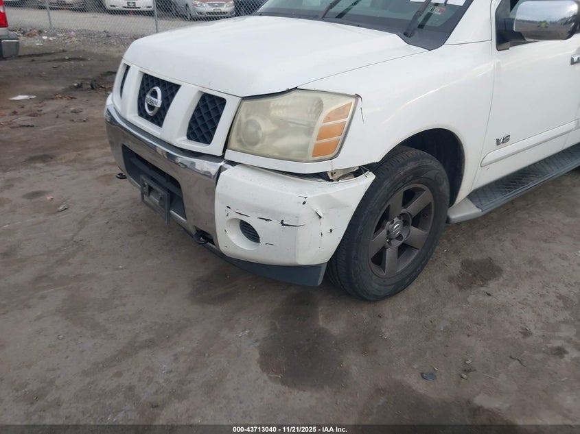 2005 Nissan Armada Se VIN: 5N1AA08B05N713185 Lot: 43713040