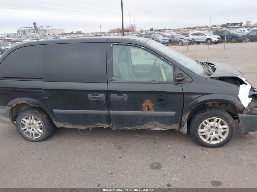 2005 Dodge Caravan Se VIN: 1D8GP25R05B322258 Lot: 43713052