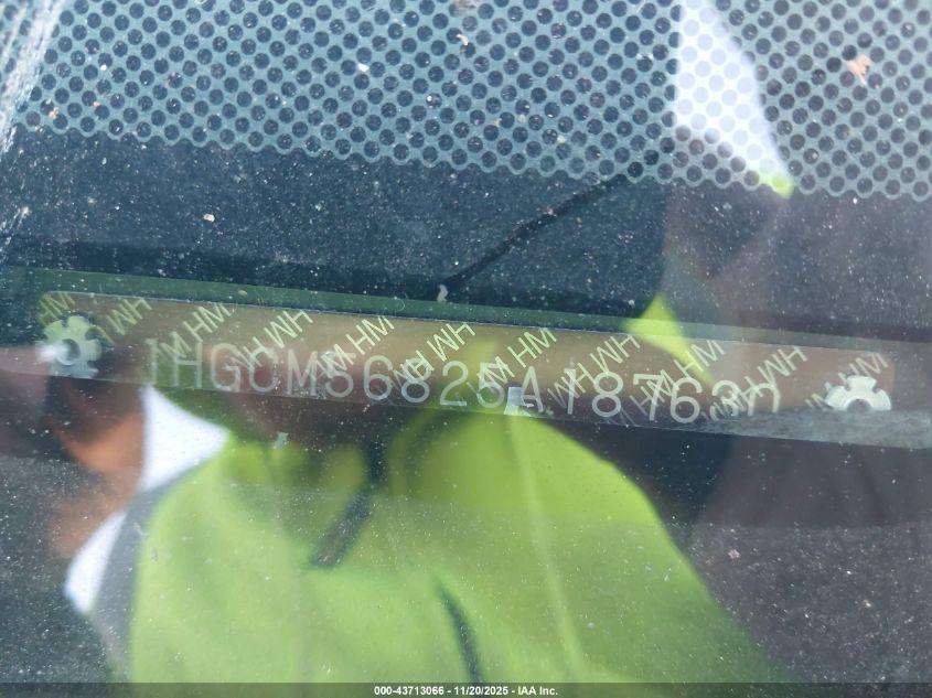 2005 Honda Accord 2.4 Ex VIN: 1HGCM56825A187630 Lot: 43713066