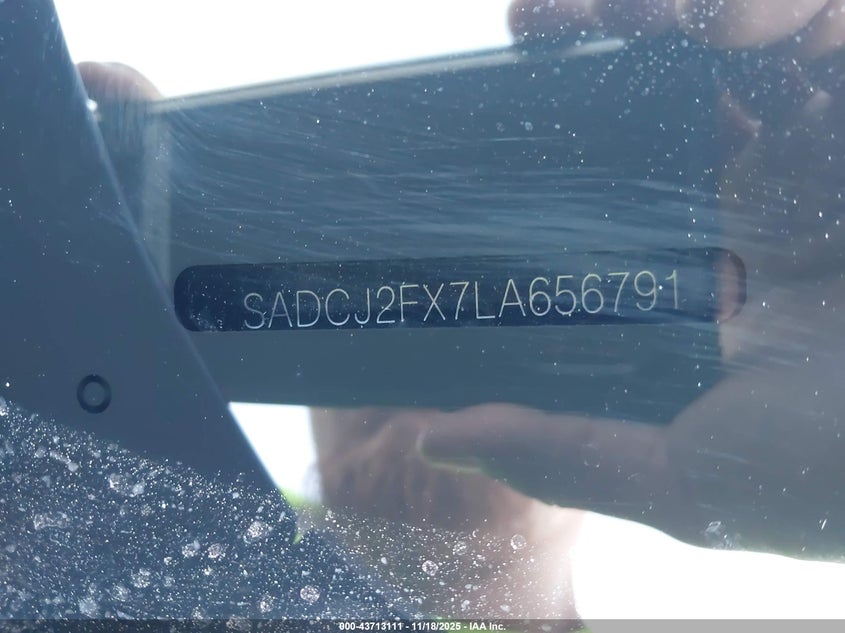 2020 Jaguar F-Pace Premium P250 Awd Automatic VIN: SADCJ2FX7LA656791 Lot: 43713111