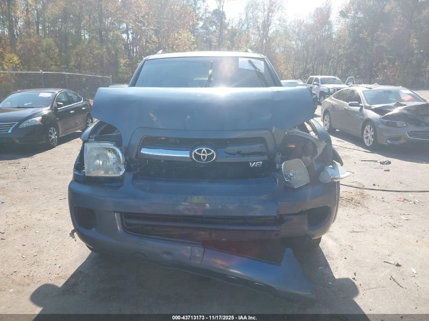 2005 Toyota Sequoia Limited V8 VIN: 5TDZT38A45S263478 Lot: 43713173