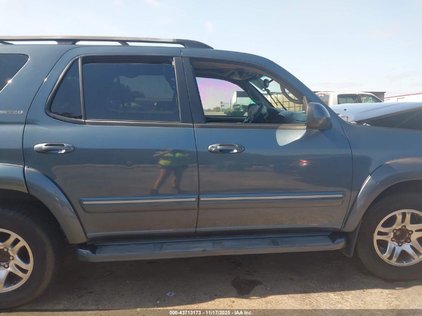 2005 Toyota Sequoia Limited V8 VIN: 5TDZT38A45S263478 Lot: 43713173