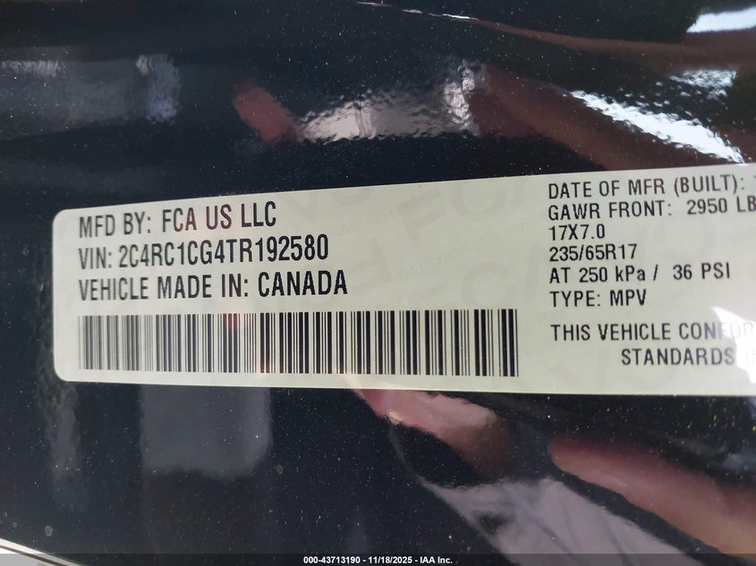 2C4RC1CG4TR192580 2026 CHRYSLER VOYAGER photo no. 5