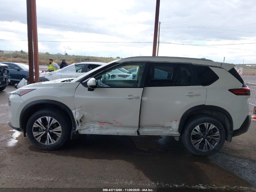 2022 Nissan Rogue Sv Fwd VIN: JN8BT3BA5NW043684 Lot: 43713200