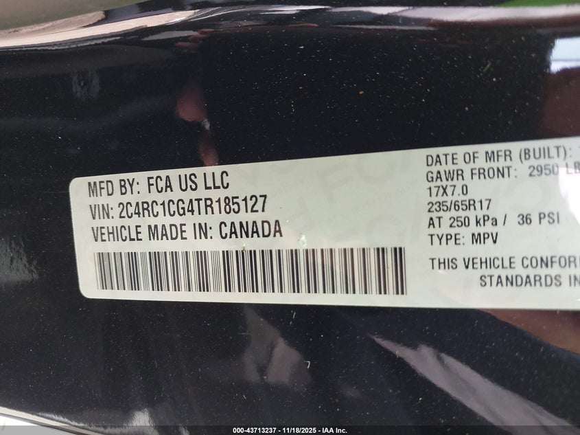 2C4RC1CG4TR185127 2026 CHRYSLER VOYAGER photo no. 5